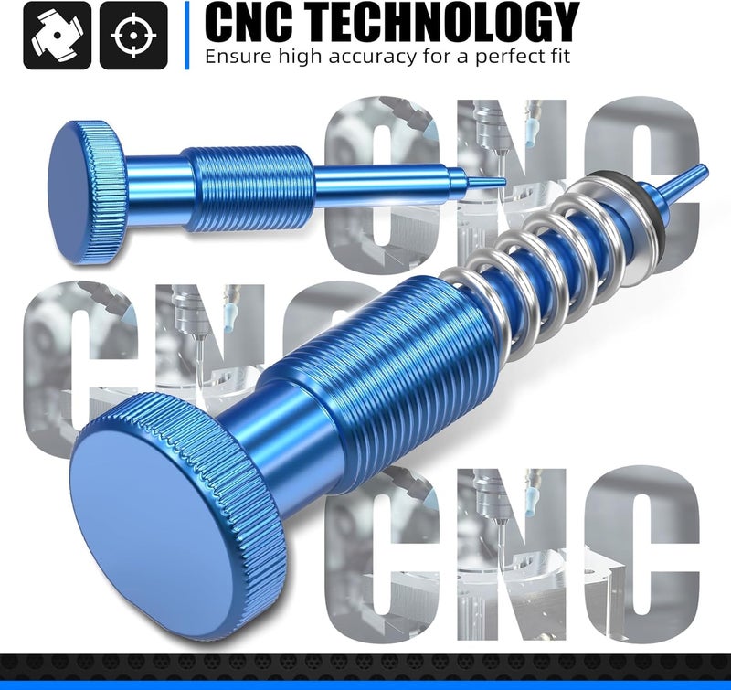 NICECNC Blue Fuel Adjustment Screw Compatible with Suzuki DRZ400S 2000-2022 DRZ400SM 2000-2022 Adjustable Fuel Screw 6061-T6 Aluminum See Fitment - Image 5